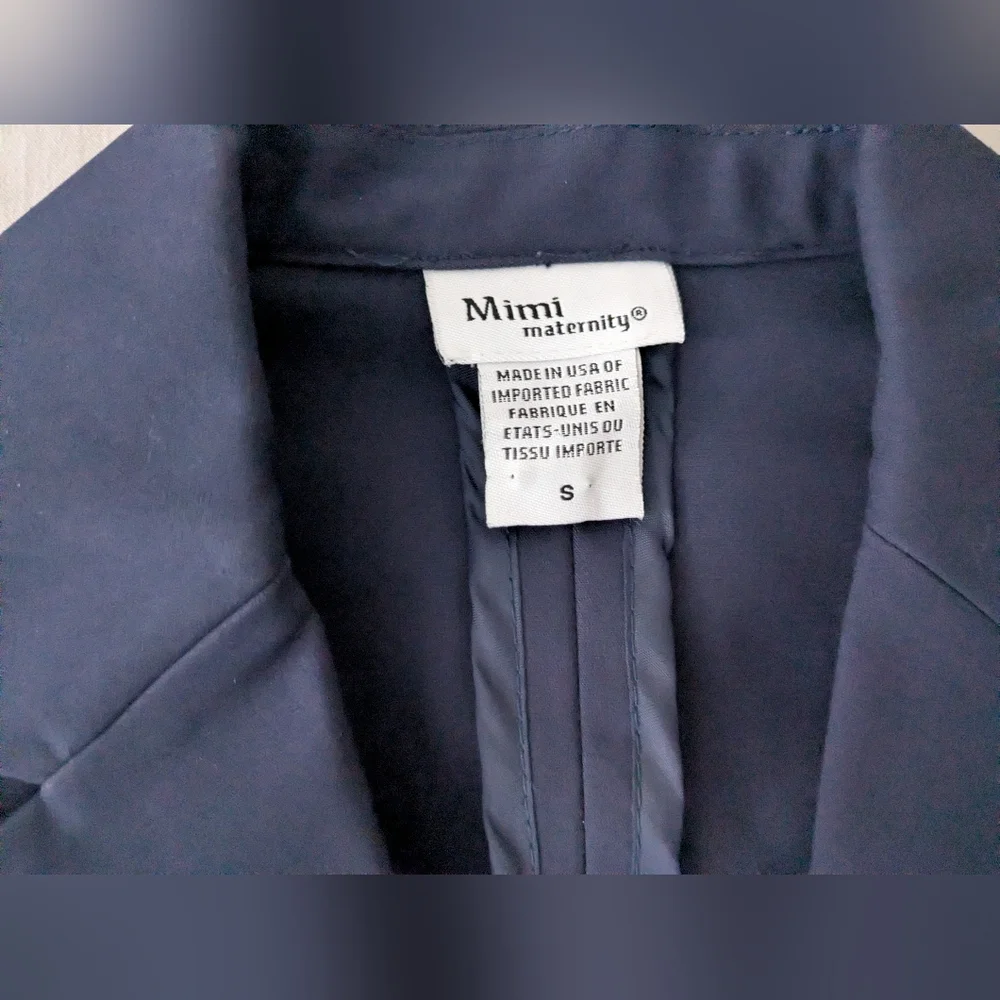 Navy Women's Tailored Blazer & Pants Set